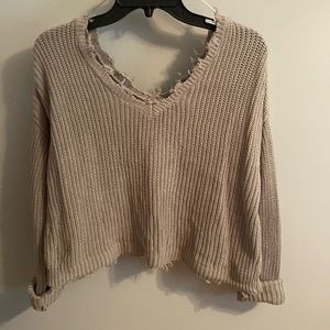 Jessica Simpson Green Light Weight Sweater